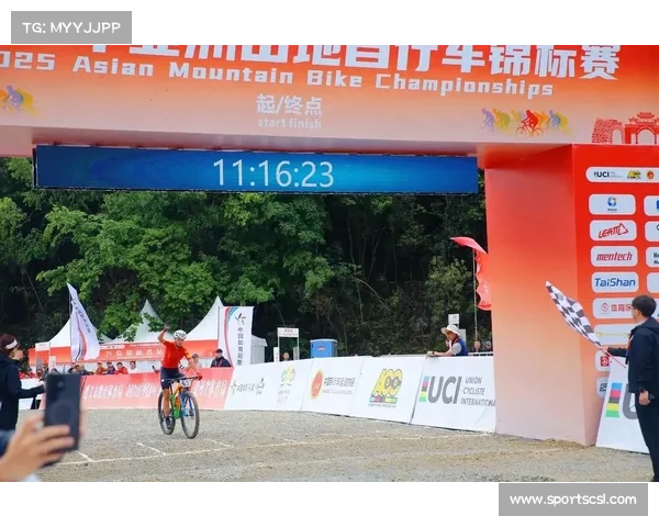 长三角自行车联赛合肥半汤站韩旭祥夺得男子山地组冠军